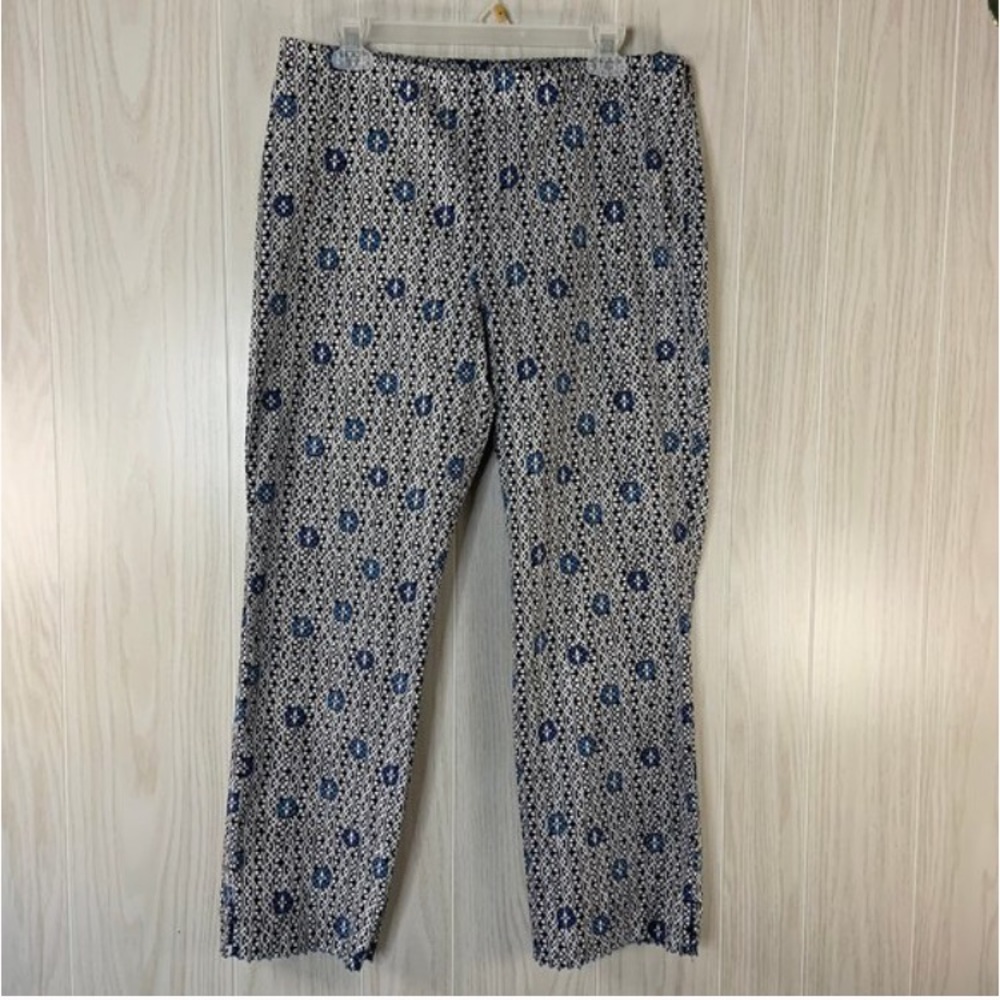 Sigrid Olsen Sport Stretch Ankle Pants Beaded Hem
